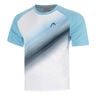 Topspin T-Shirt Men-light blue, white