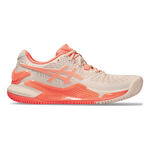 ASICS Tennis shoes ASICS Gel-Resolution 9 Clay court shoe Women - apricot, coral