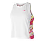 ASICS Clothing ASICS Color Injection Tank Top Women-White,Pink