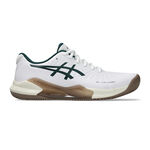 ASICS Tennis shoes ASICS Gel-Challenger 14 Clay Court Shoe Men-White,Dark Green