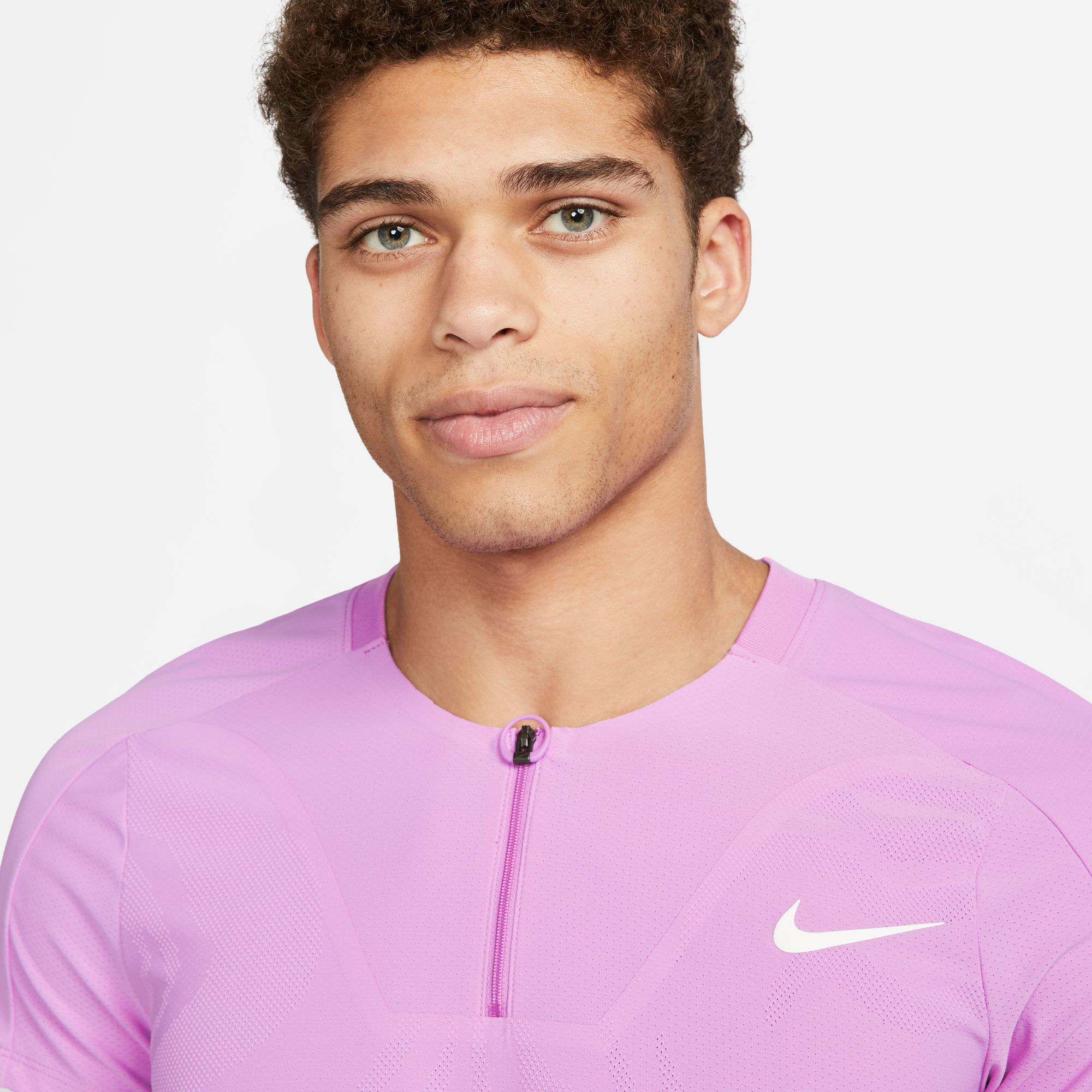 Purple nike shop polo