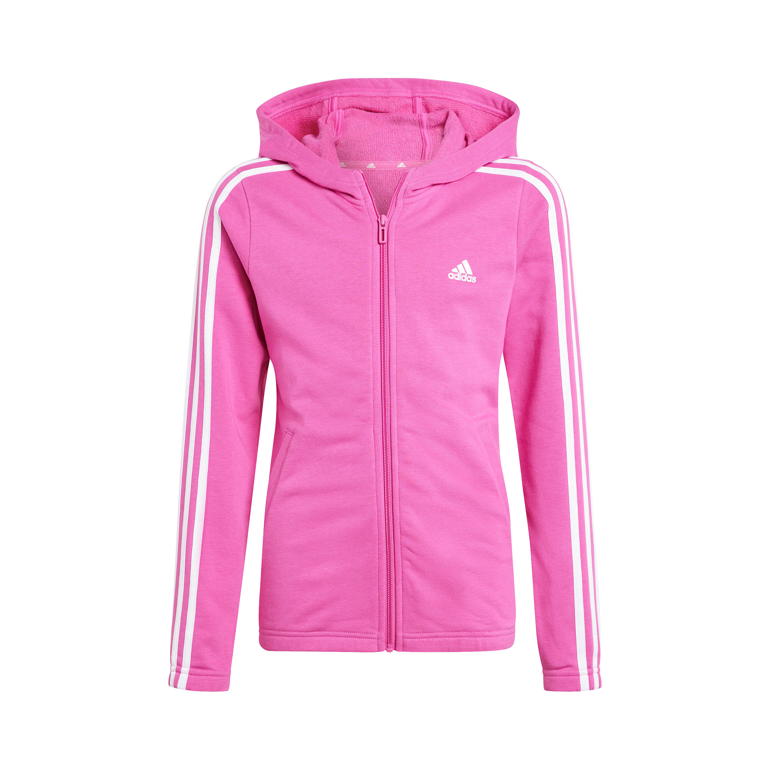 Pink adidas hoodie girls shop