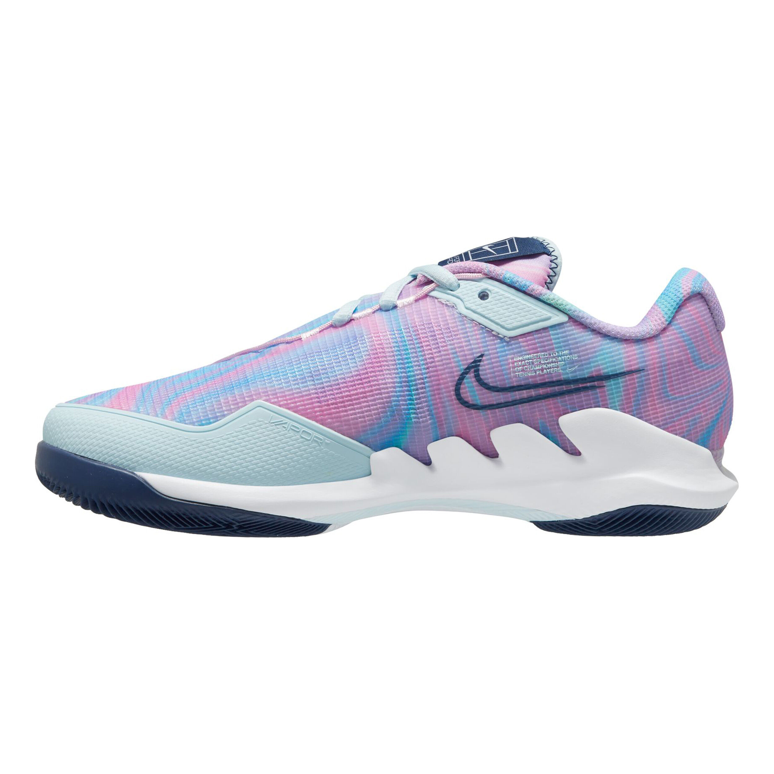 Air Zoom Vapor Pro All Court Shoe Women Light Blue Pink