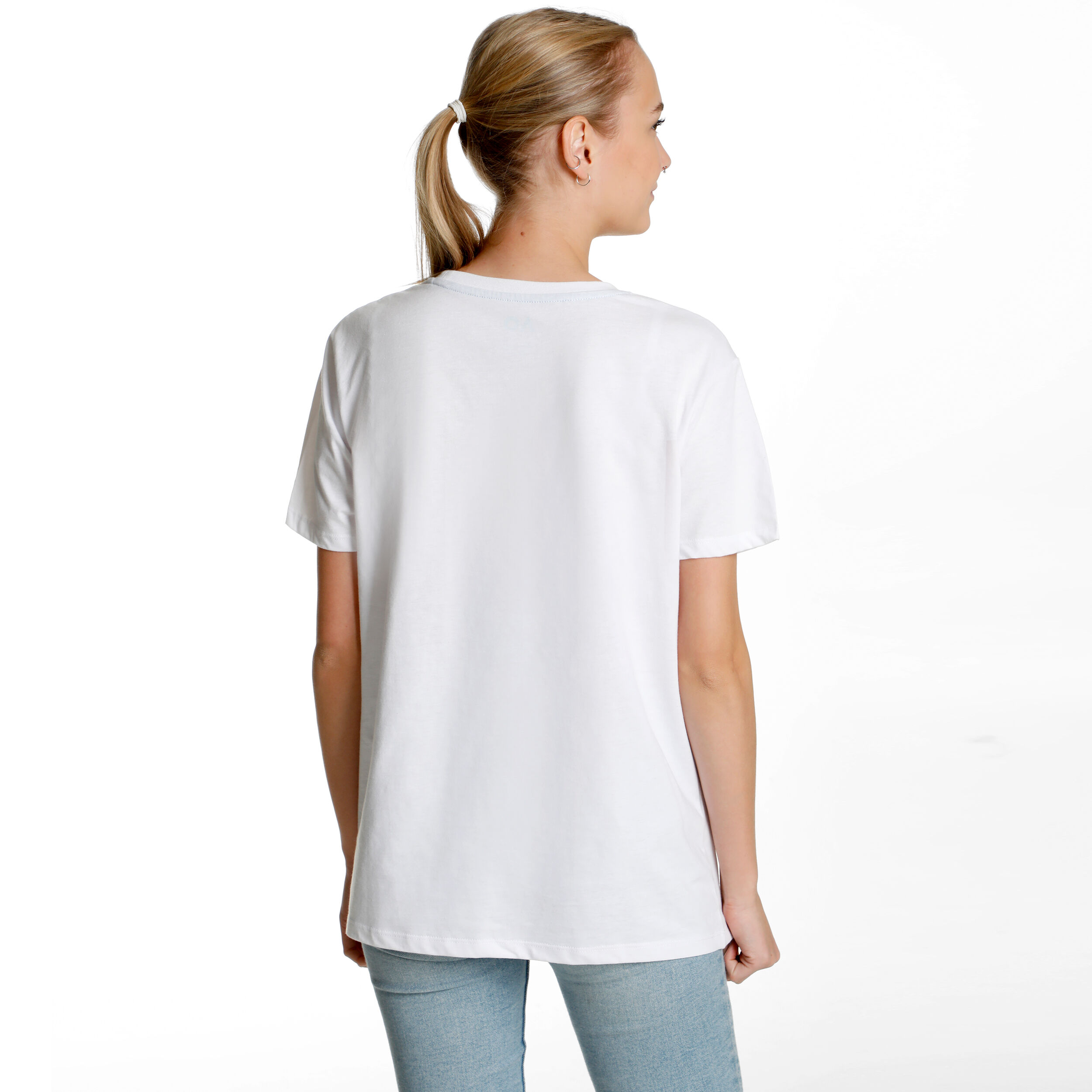 white t shirt for women's online