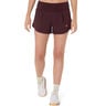Road 3.5in Running shorts Women-dark red