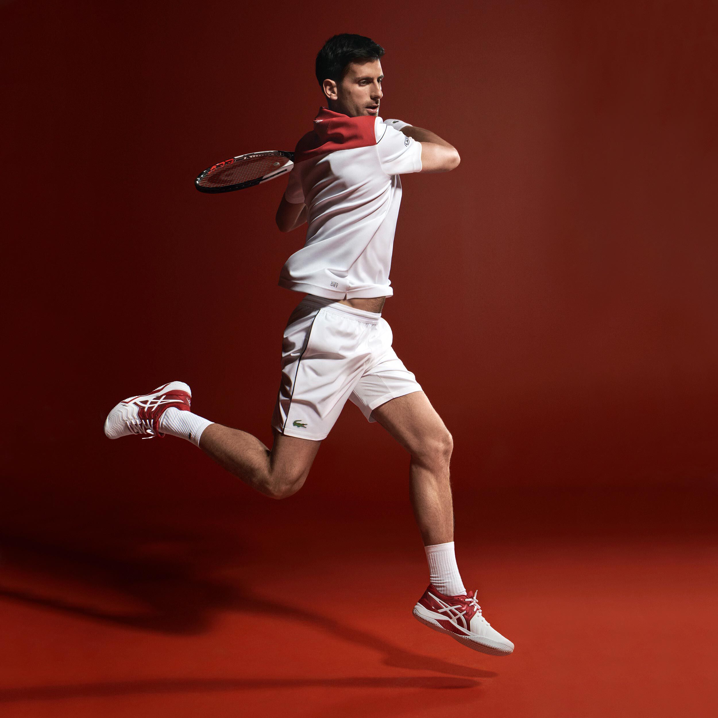 Lacoste tennis shorts djokovic cheap