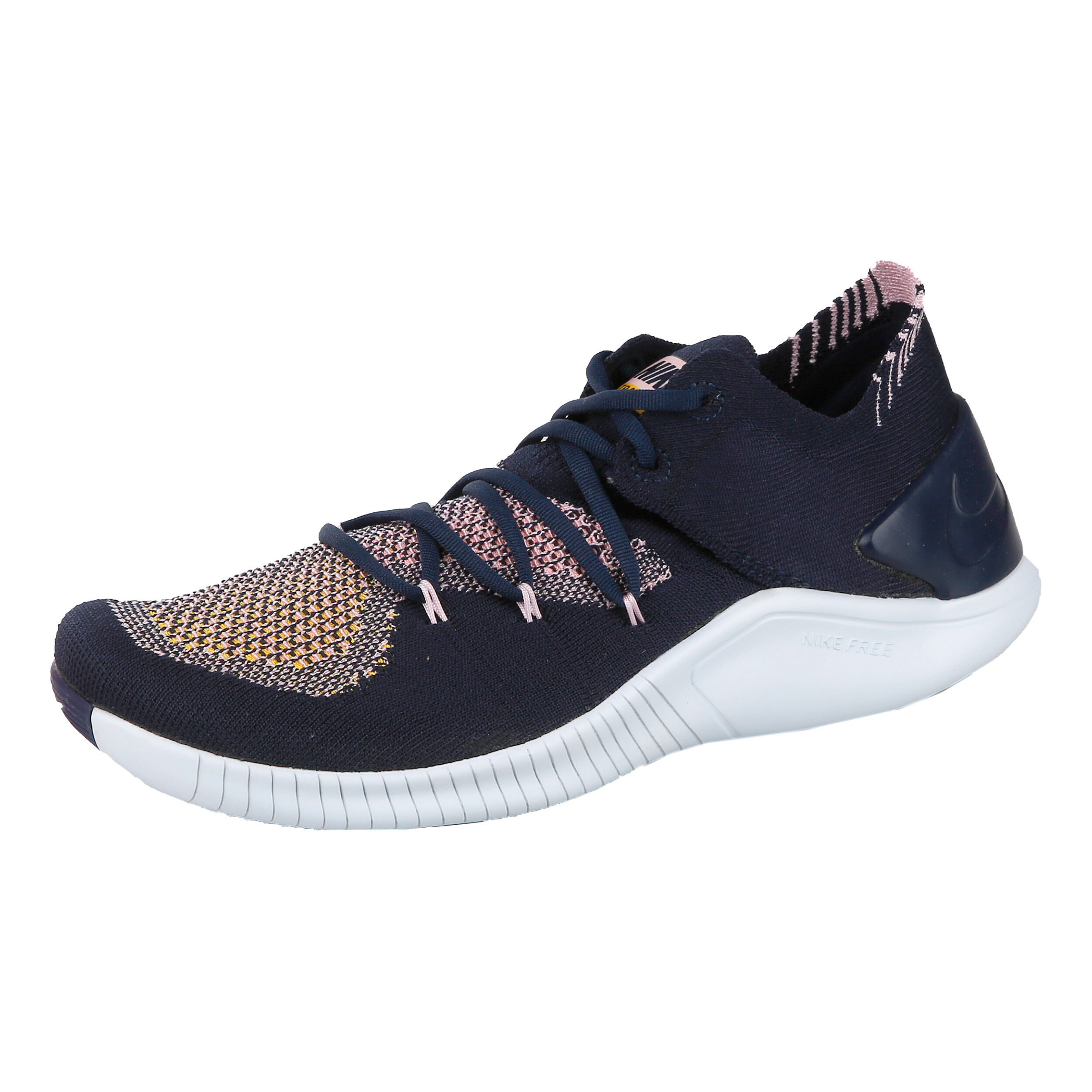 Buy Nike Free Flyknit 3 Fitness Shoe Women Dark Blue Orange online Tennis Point UK
