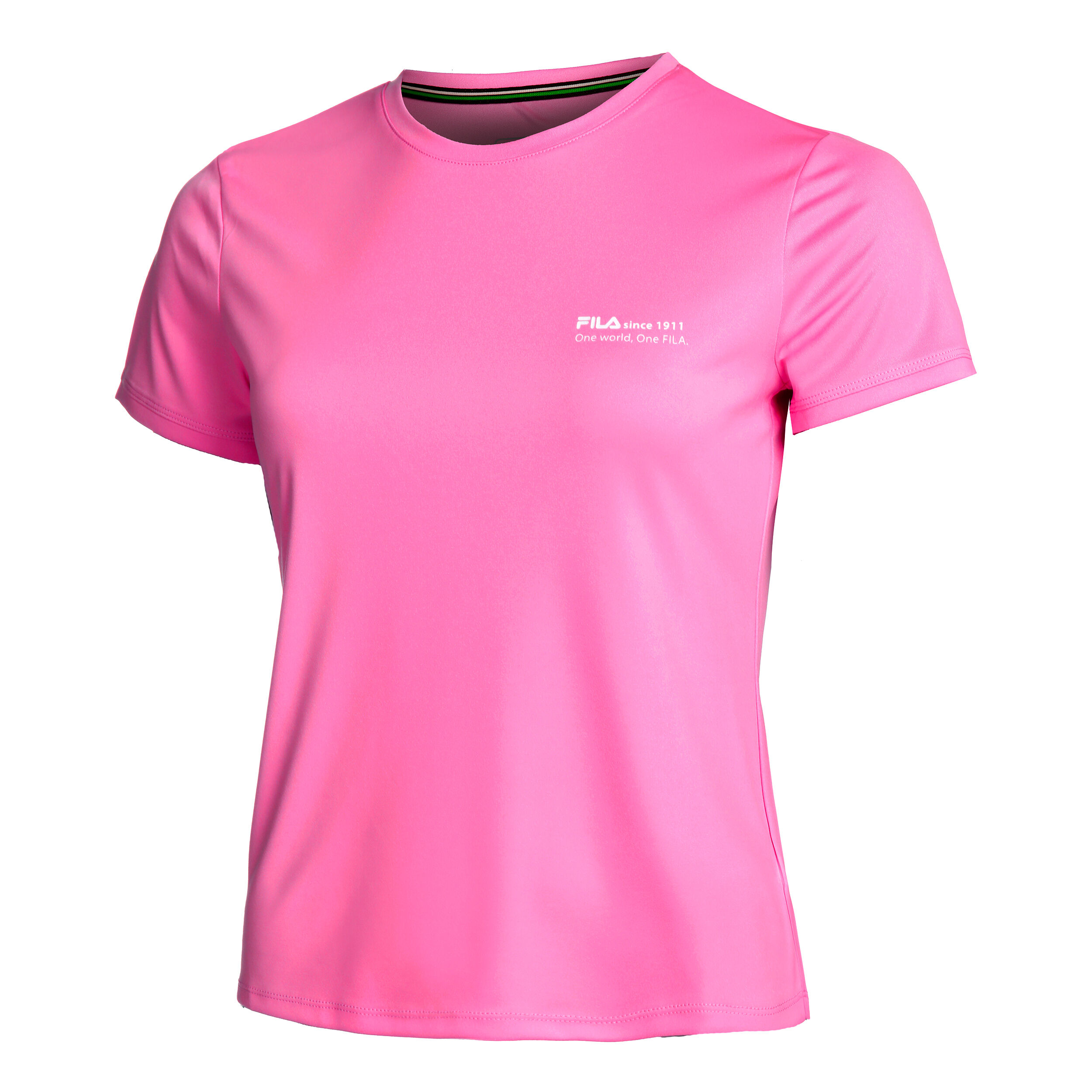 Light pink fila shirt discount