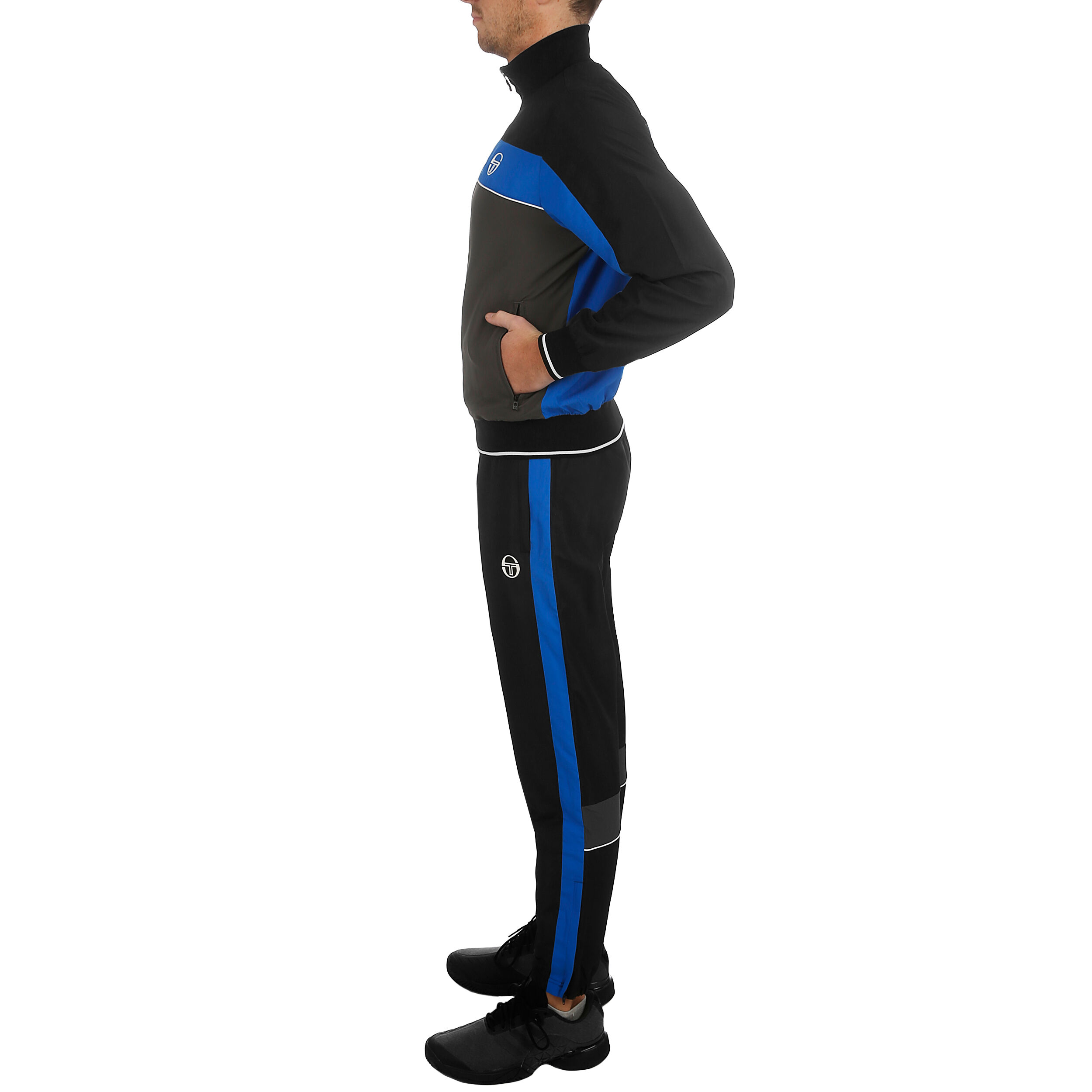 Buy Sergio Tacchini Ilan Tracksuit Men Dark Blue Dark Grey online Tennis Point UK