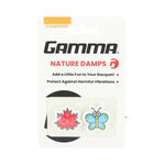 Gamma Racket accessories Gamma Shockbuster Ahornblatt/Schmetterling Dampener-Orange,Turquoise