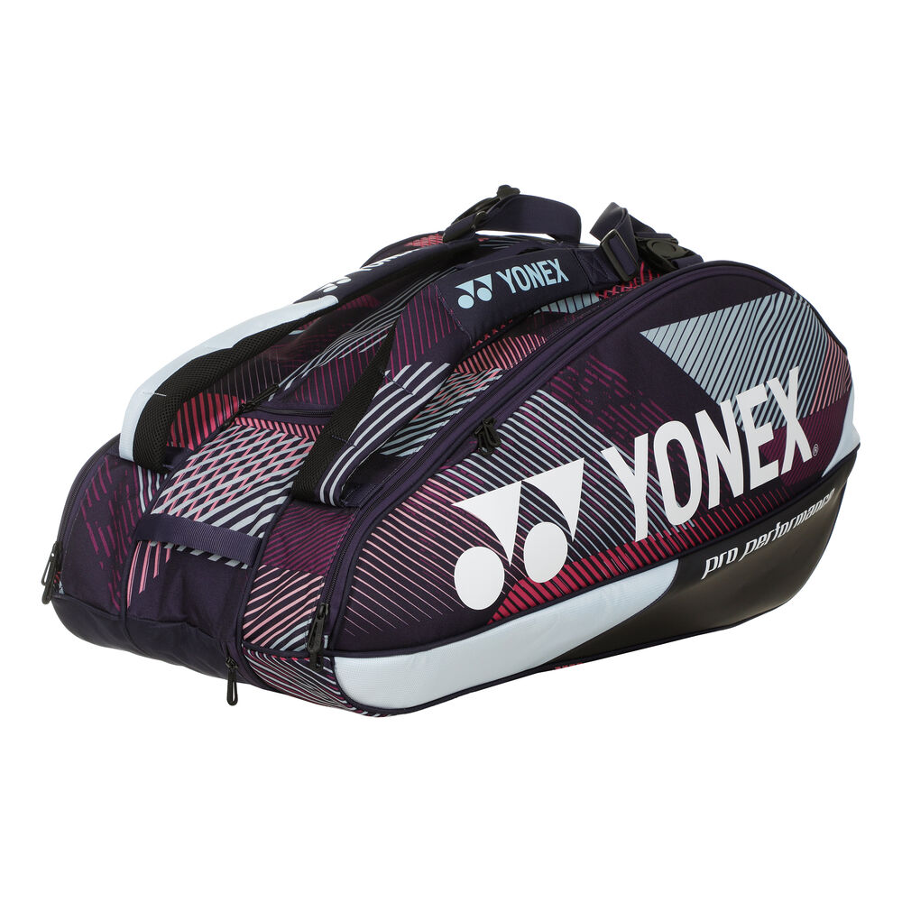 Yonex Pro Racquet Bag Racket 9 Pack-Violet,Grey violet Yonex Pro Racquet Bag Racket 9 Pack-Violet,Grey violet