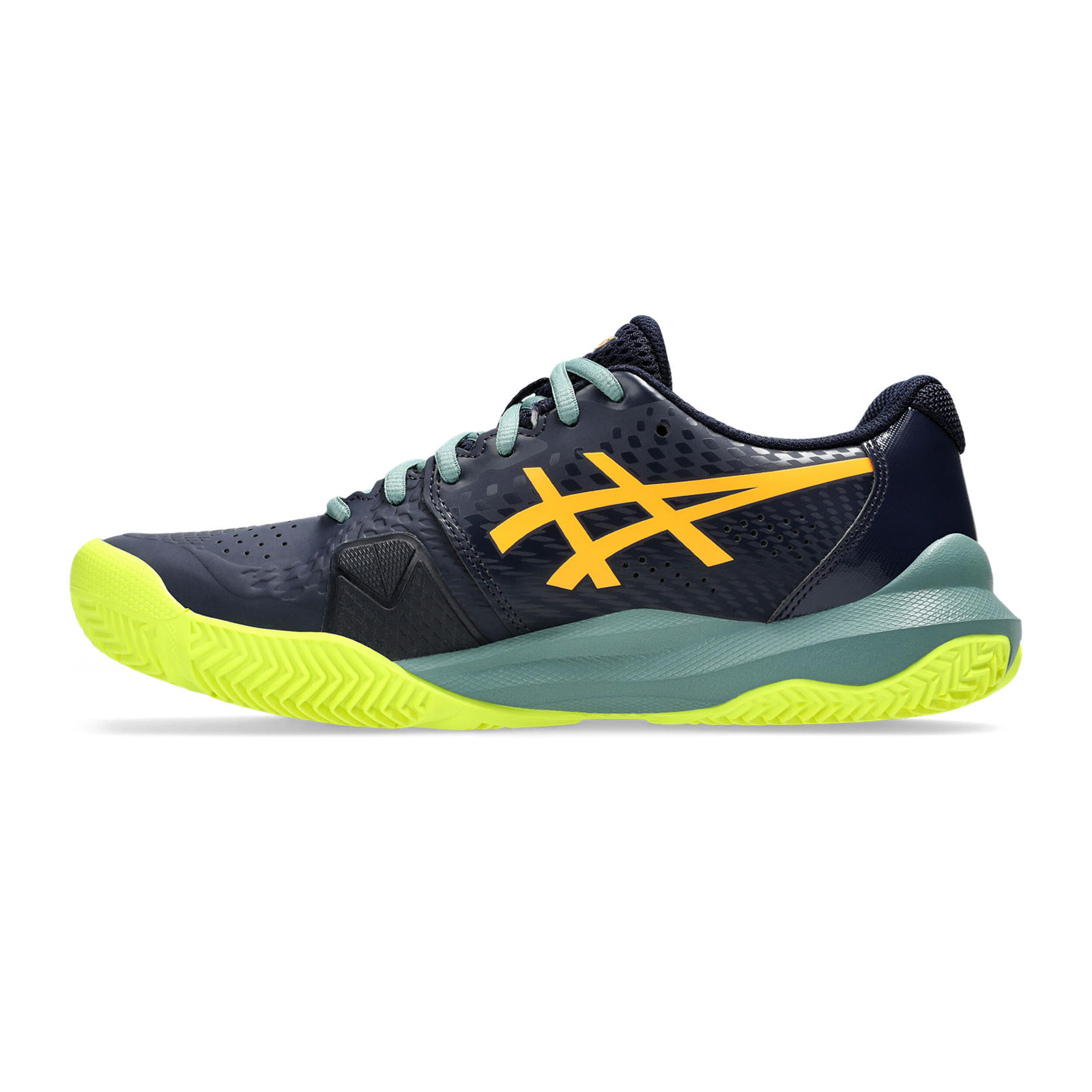 Buy ASICS Gel Challenger 14 Padel Shoe Men Dark Blue Orange online Tennis Point UK