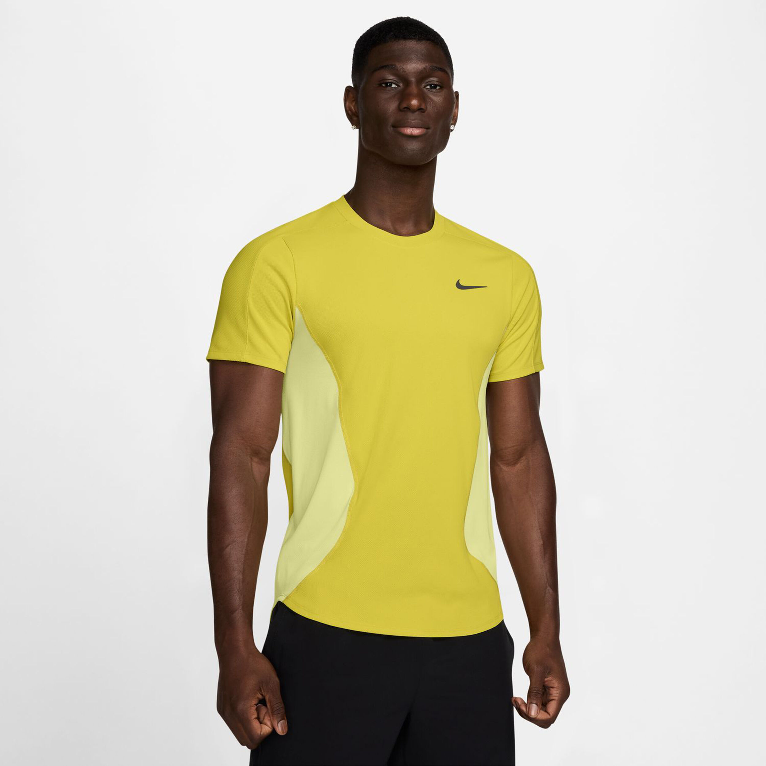yellow nike tennis shirt