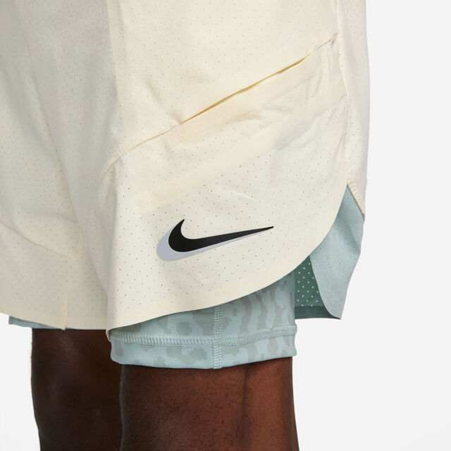 Buy Nike Court Dri-Fit Slam 2in1 PS Shorts Men White, Light Blue online ...