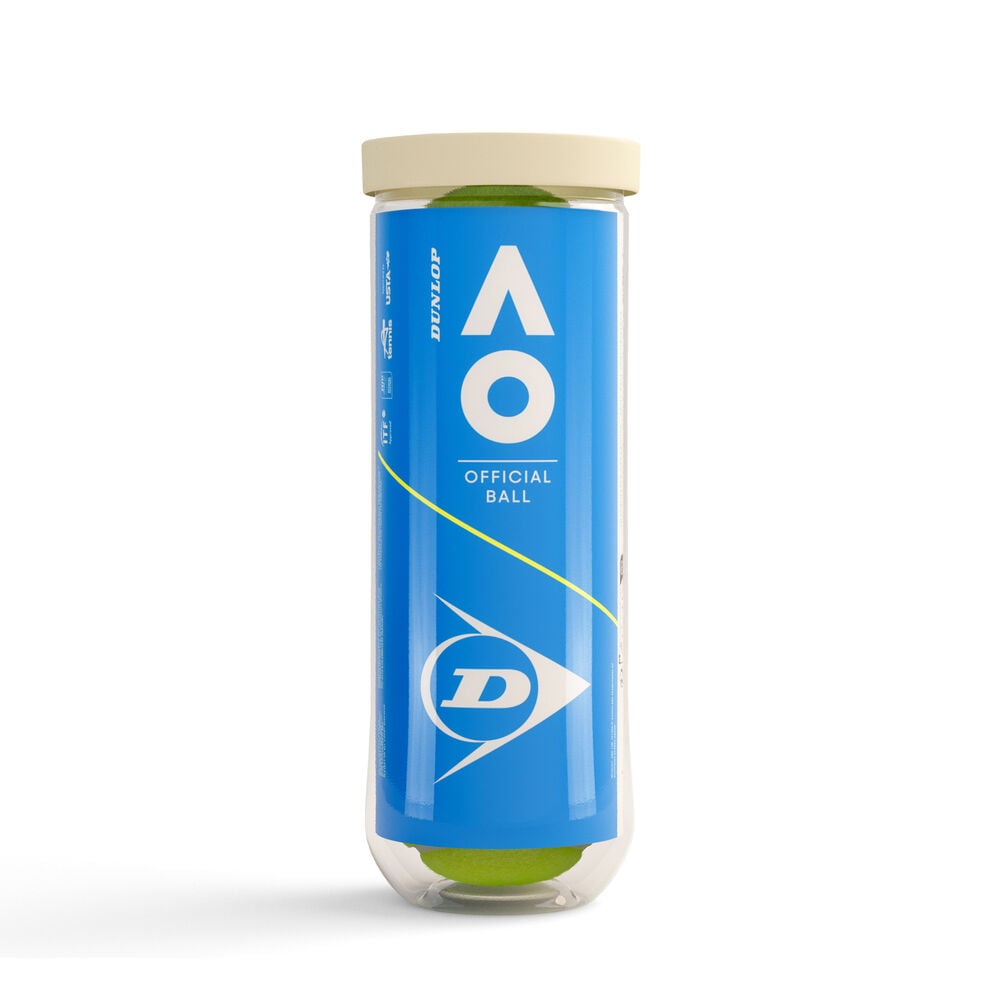 Dunlop Australian Open 3 Ball Tube