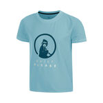Quiet Please Tennis apparel Quiet Please Create Trainings T-Shirt Boys-Light Blue,Multicoloured