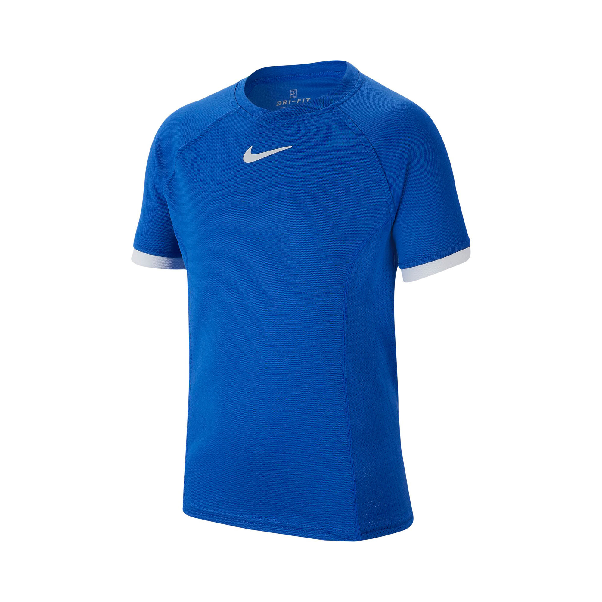 Buy Nike Court Dri-Fit T-Shirt Boys Blue, White online | Tennis Point UK