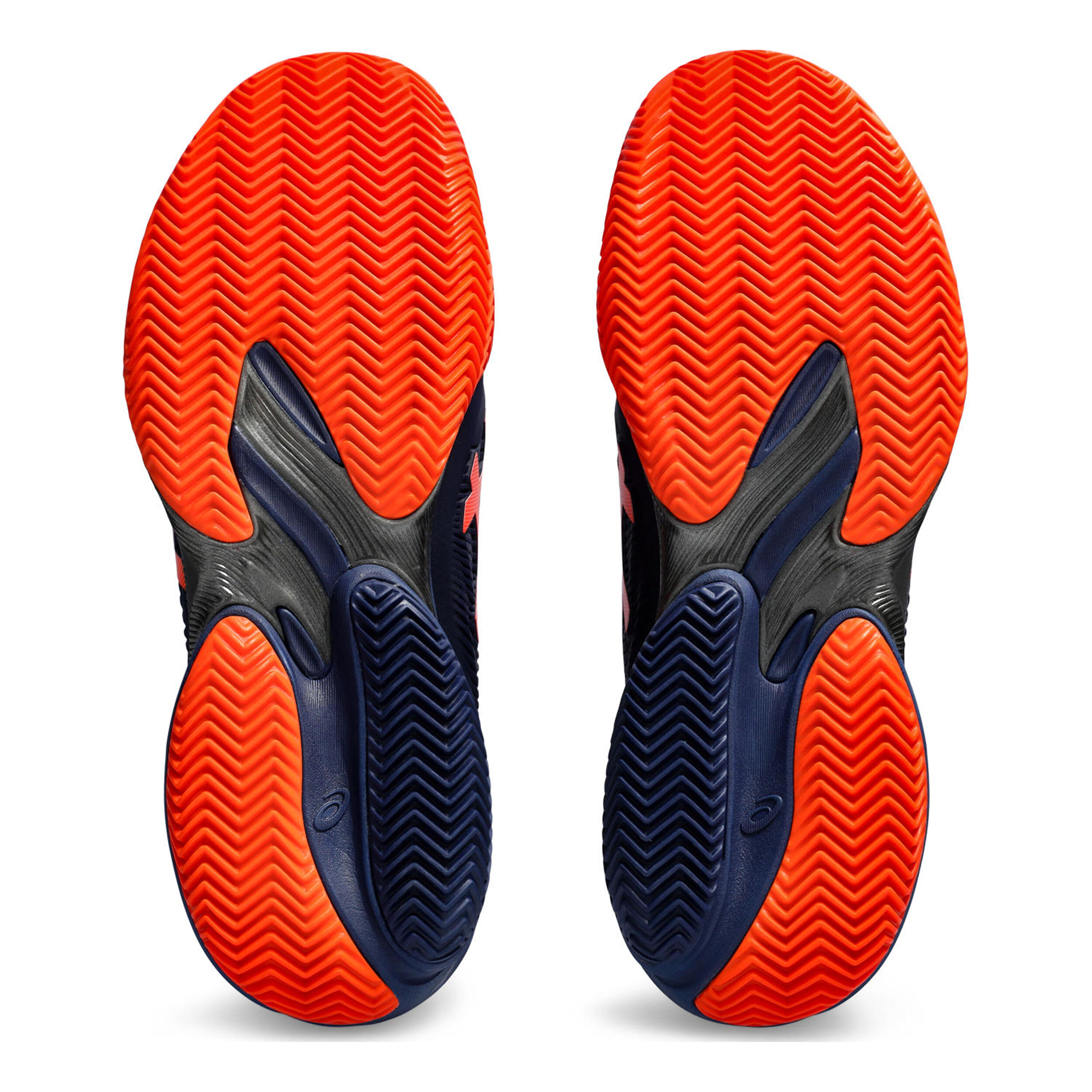 Buy ASICS Court FF 3 Clay Court Shoe Men Dark Blue Orange online