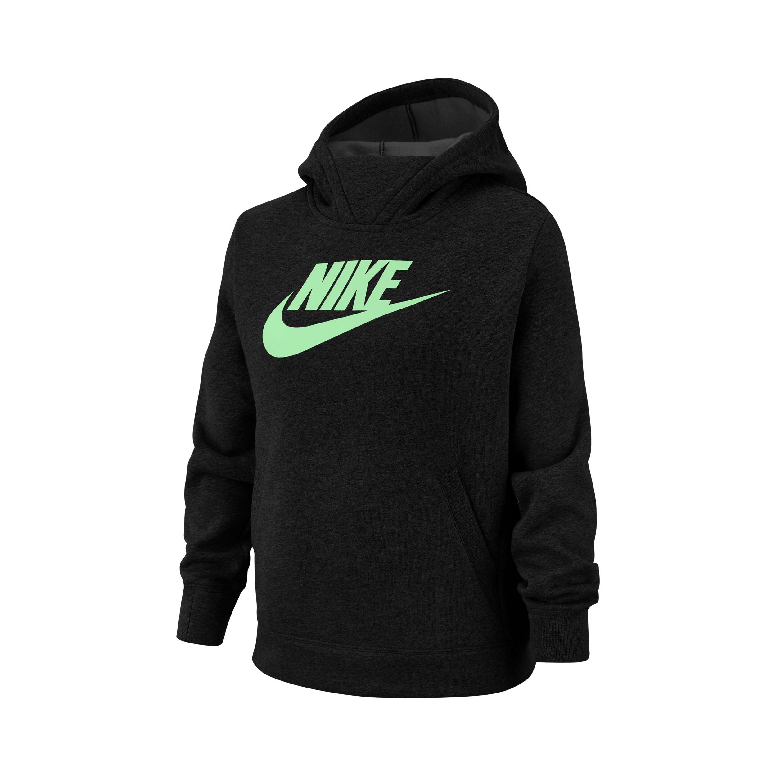 Sportswear Hoody Girls Black Neon Green