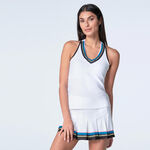 Lucky in Love Clothing Lucky in Love Stripe Hype Tank Top Women-White,Multicoloured