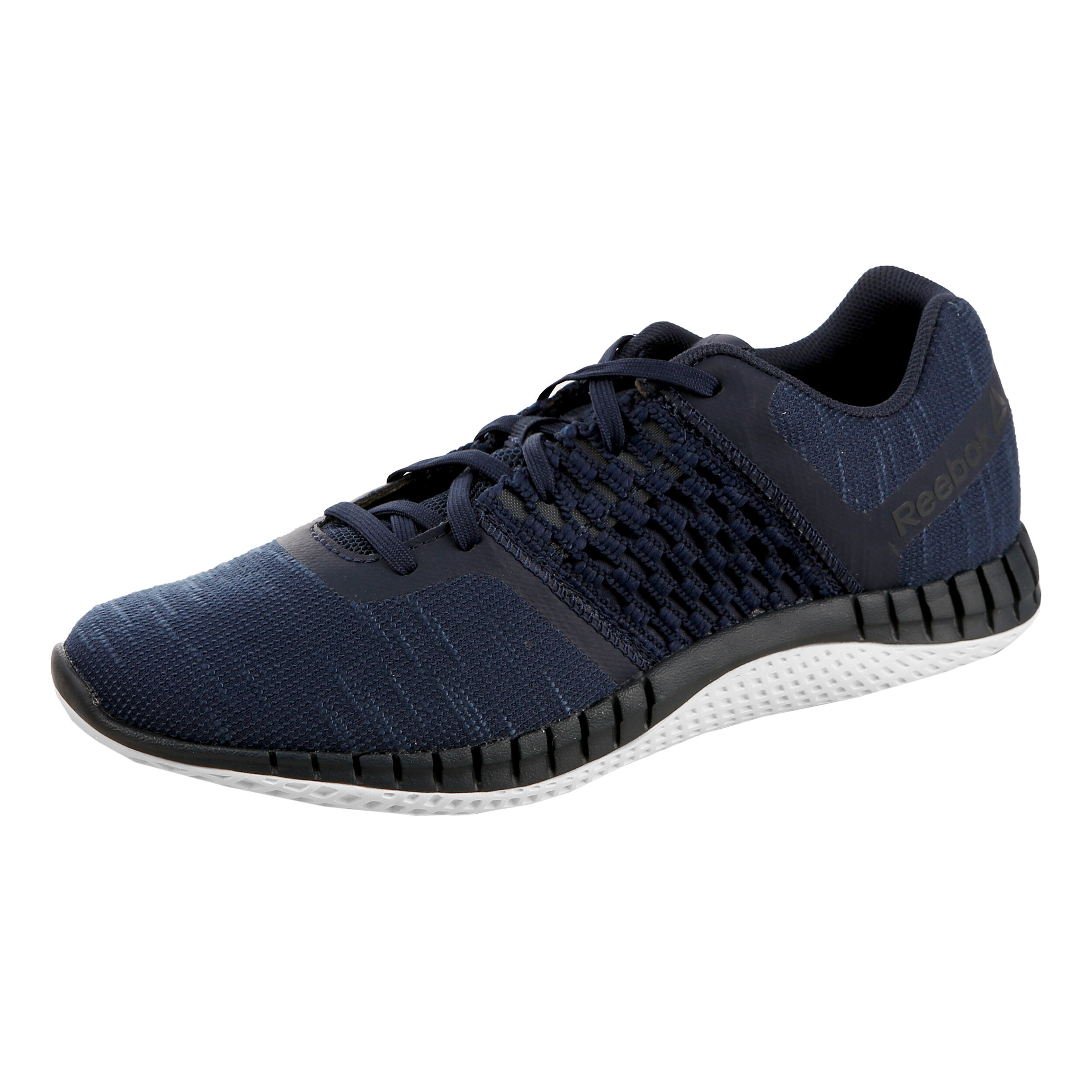 Print Run Distance Fitness Shoe Men Dark Blue Black
