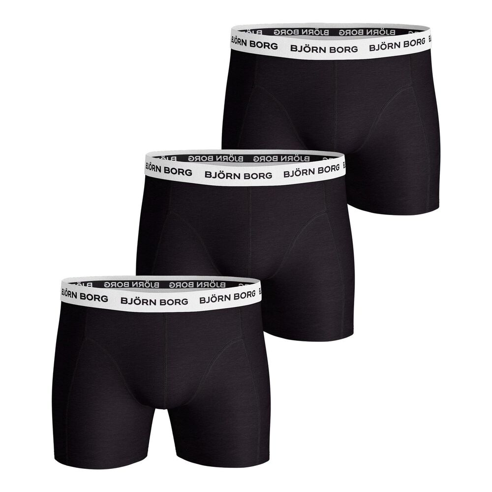 Björn Borg Cotton Stretch Boxer 3P Shorts Men black