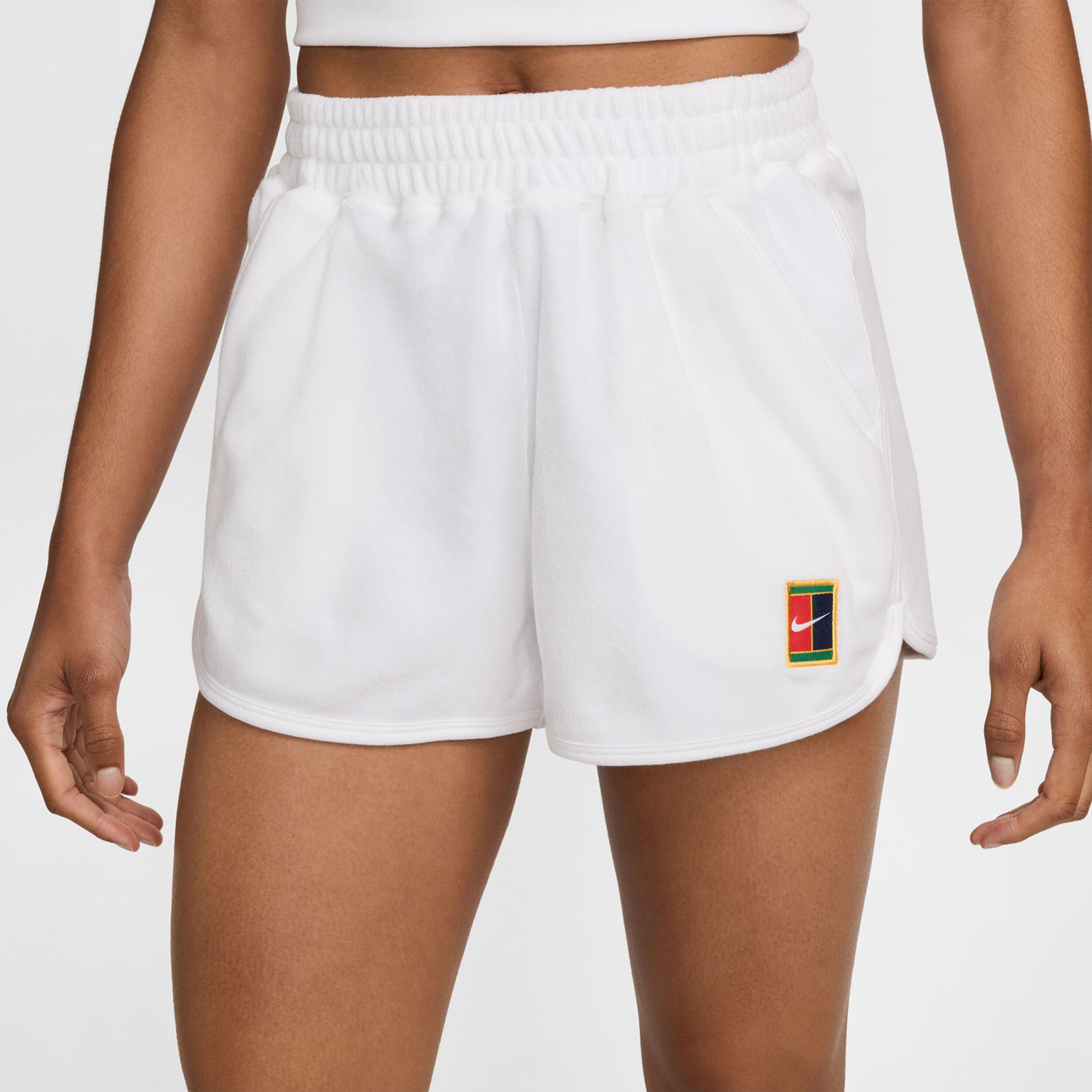 Court Heritage Fleece MR Shorts Women White