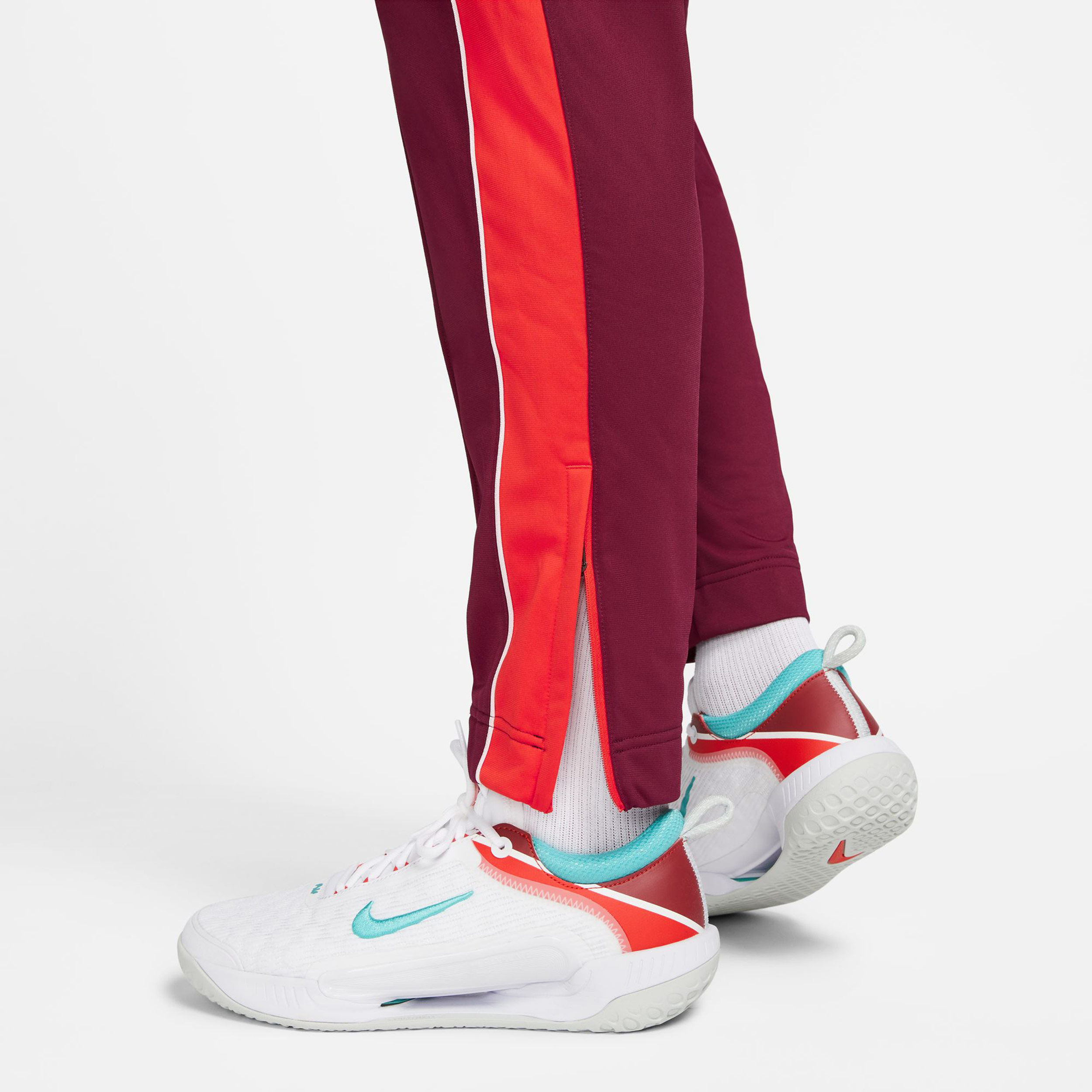 Nike heritage hotsell red track pants