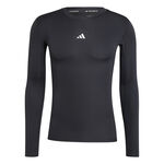 adidas Clothing adidas TechFit Long Sleeve Men-Black