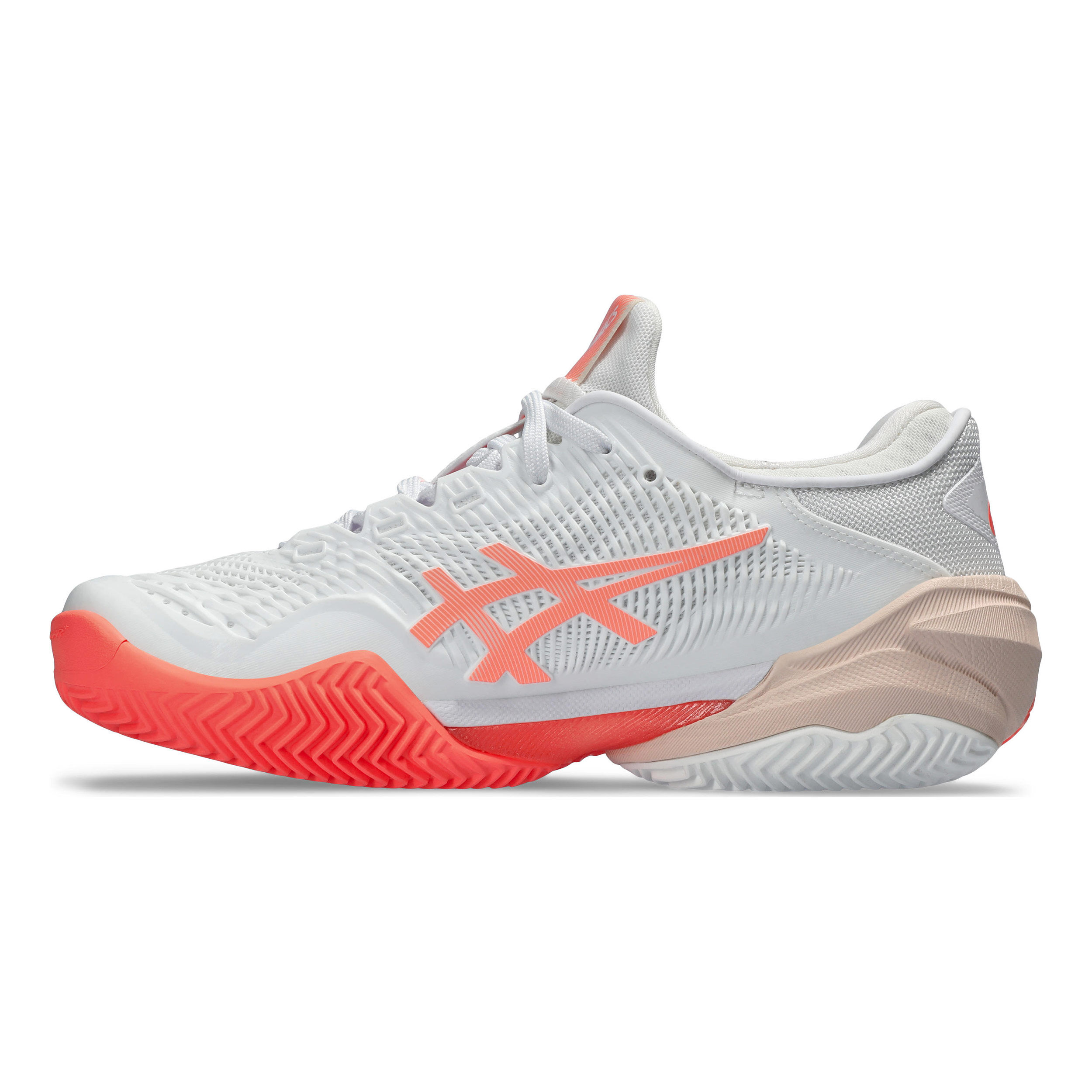 Court FF 3 Clay Court Shoe Women White Coral