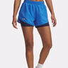 Fly By 2in1 Running Shorts Women-Blue,Dark Blue