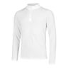 Seamless Stride 1/4 Zip Long Sleeve Men-White