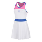 Quiet Please Tennis apparel Quiet Please Racerback Dress Women - white, blue