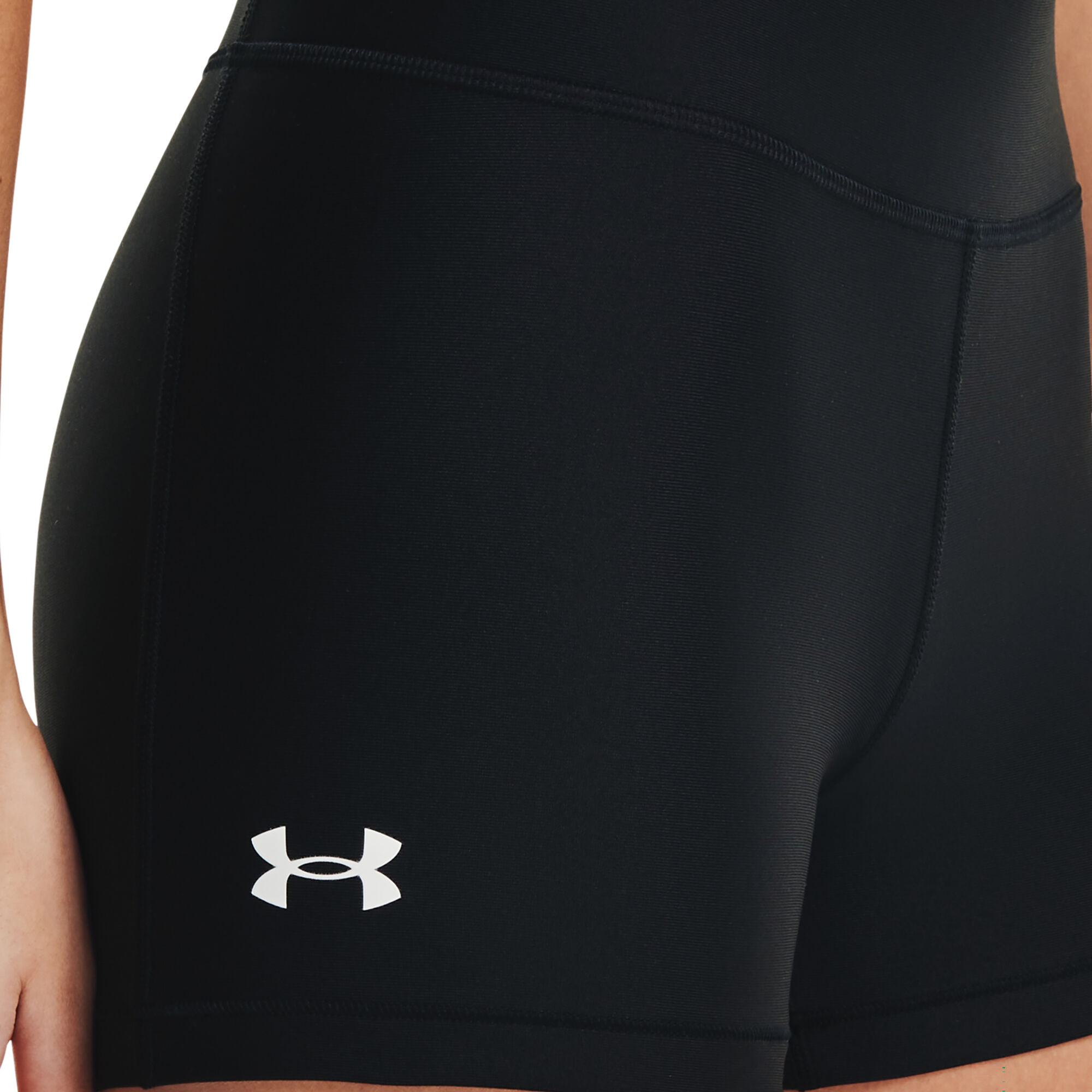 Buy Under Armour Heatgear Mid Rise Ball Shorts Women Black, White online