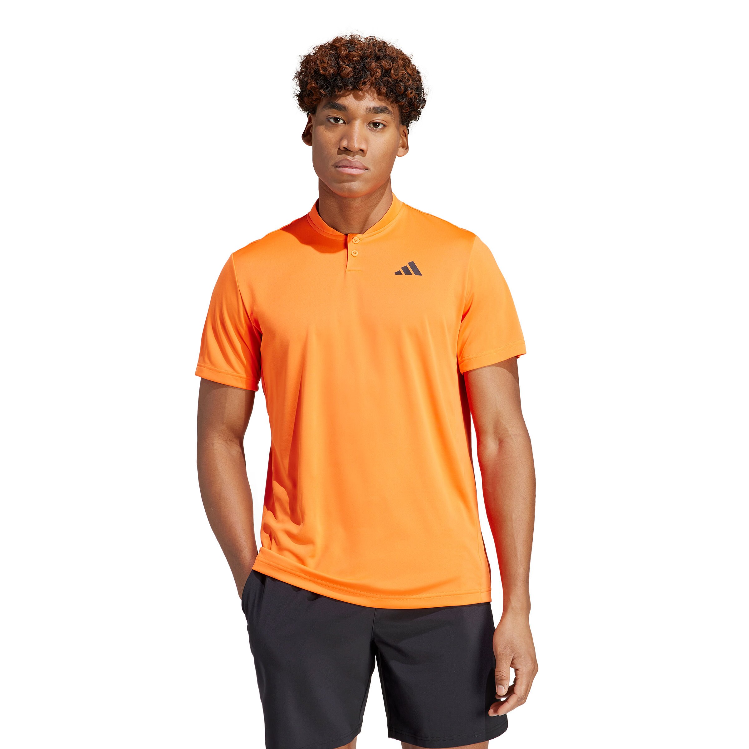 Orange adidas polo shirt hot sale