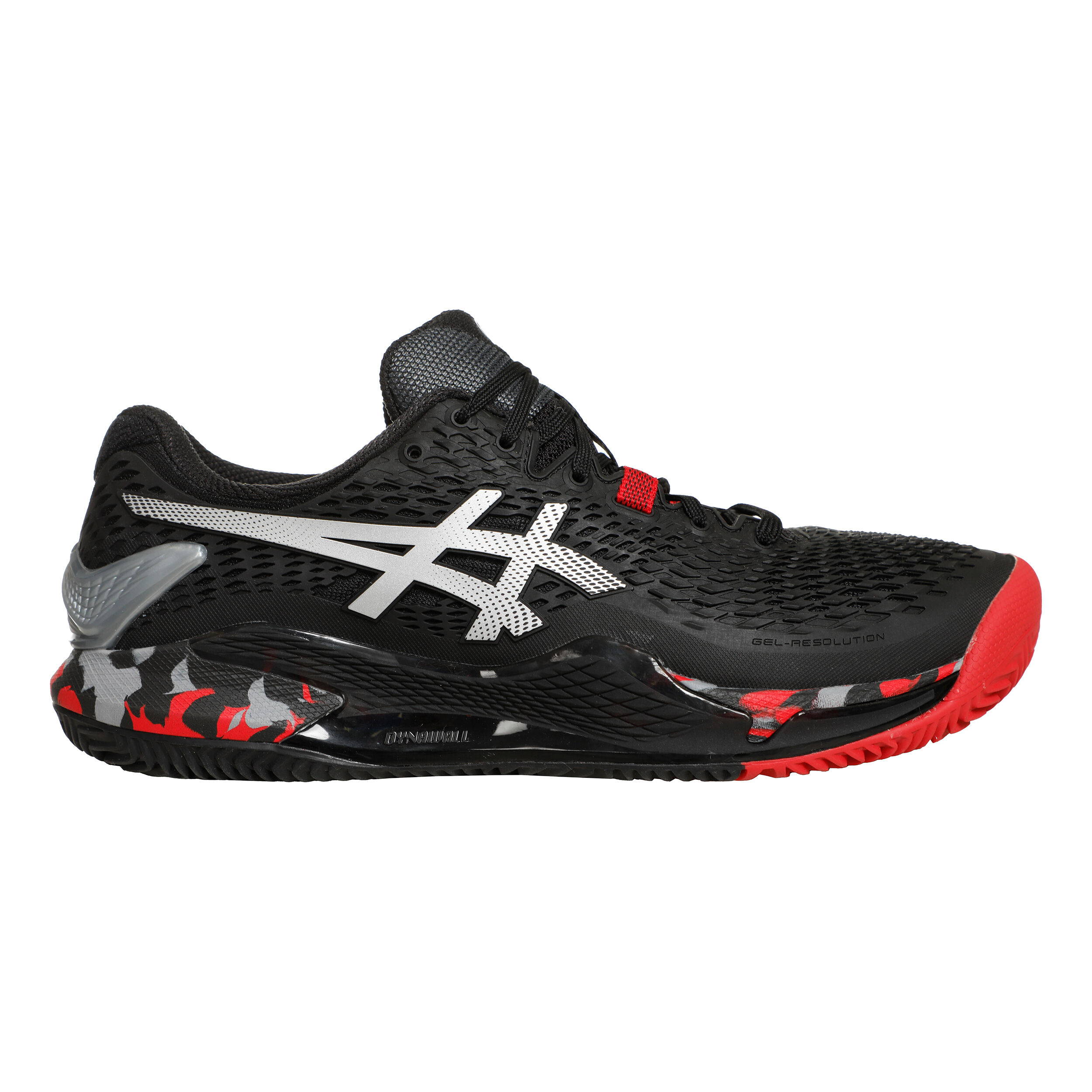 Buy ASICS GEL Resolution 9 Clay Court Shoe Men Black Silver online Tennis Point UK