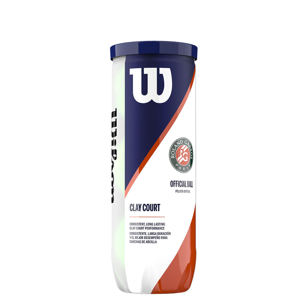 Wilson Roland Garros Official 3 Ball Tube