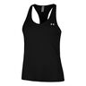 Tech Mesh Racer Tank Top Women-Black