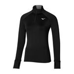 Mizuno Running shirt Mizuno Warmalite Half-Zip Running Top Women-Black,Black