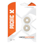 Pacific Racket accessories Pacific Vibra Damper Dampener 2 Pack-White