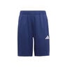 Training Essentials 3 Stripes 8in Shorts Kids-Dark Blue,White