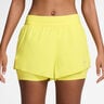 Swift 2in1 Running shorts Women - lemon, silver
