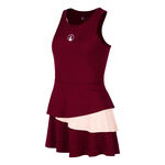 Quiet Please Tennis apparel Quiet Please Endlessly Flounce Dress Women-Wine Red,Pink