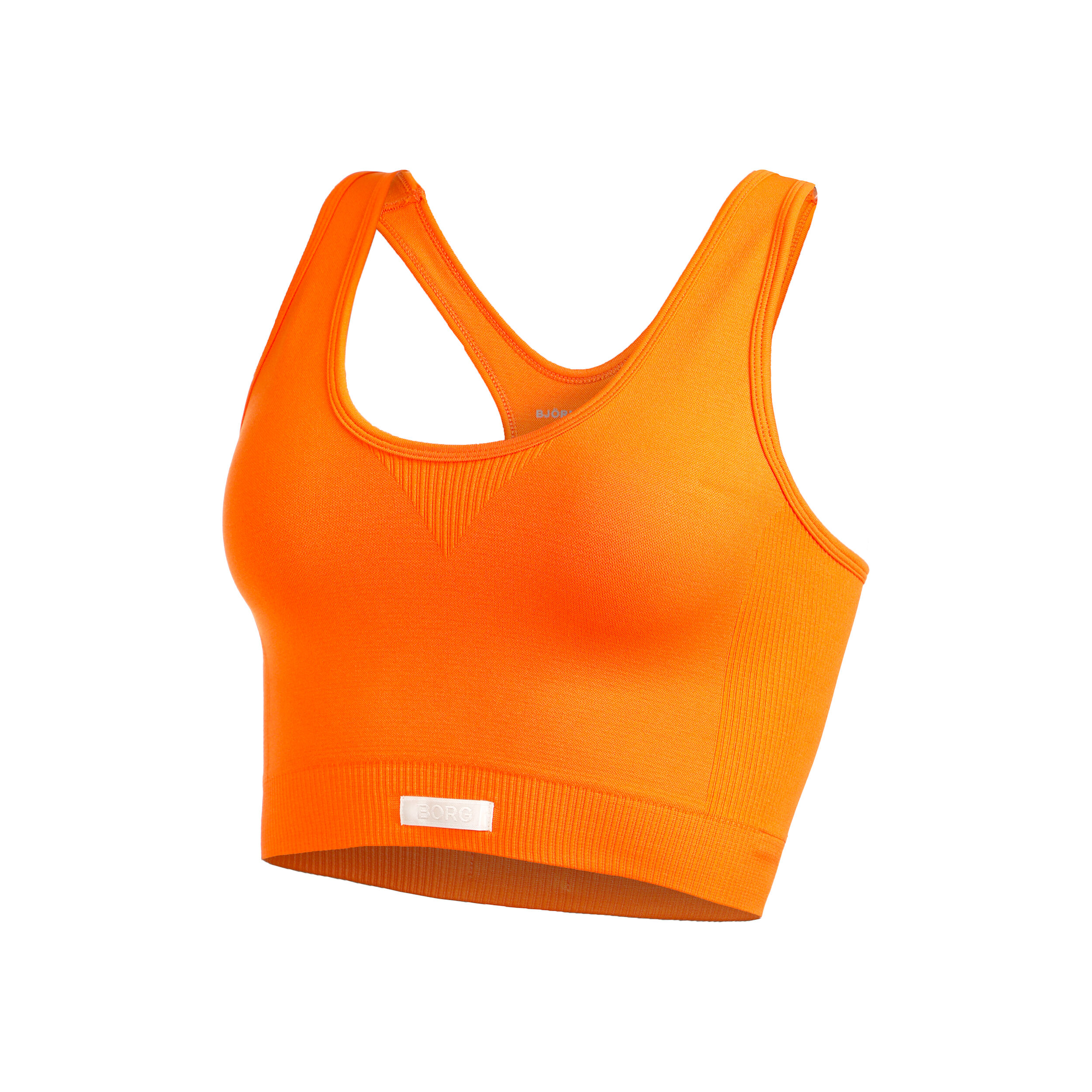 Orange sports bras sale
