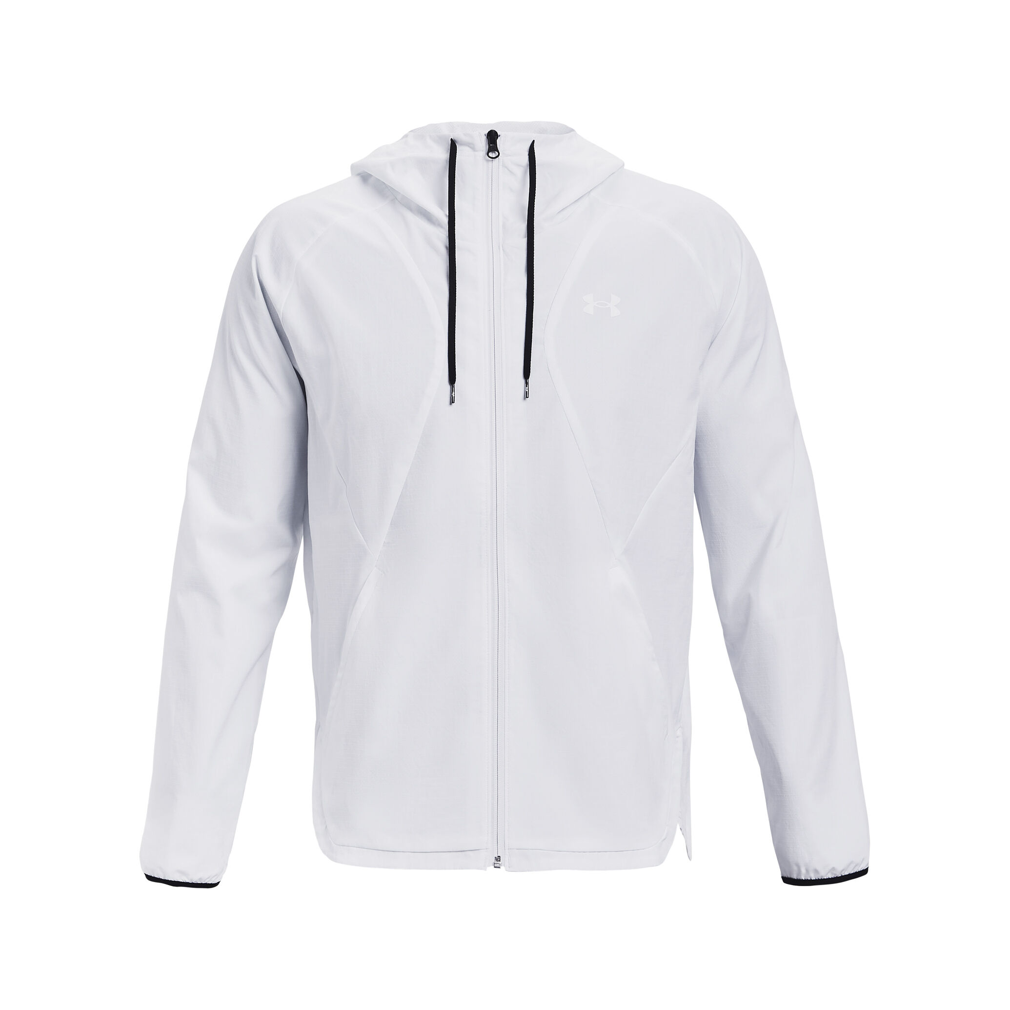 Woven Windbreaker Training Jacket Men White Black