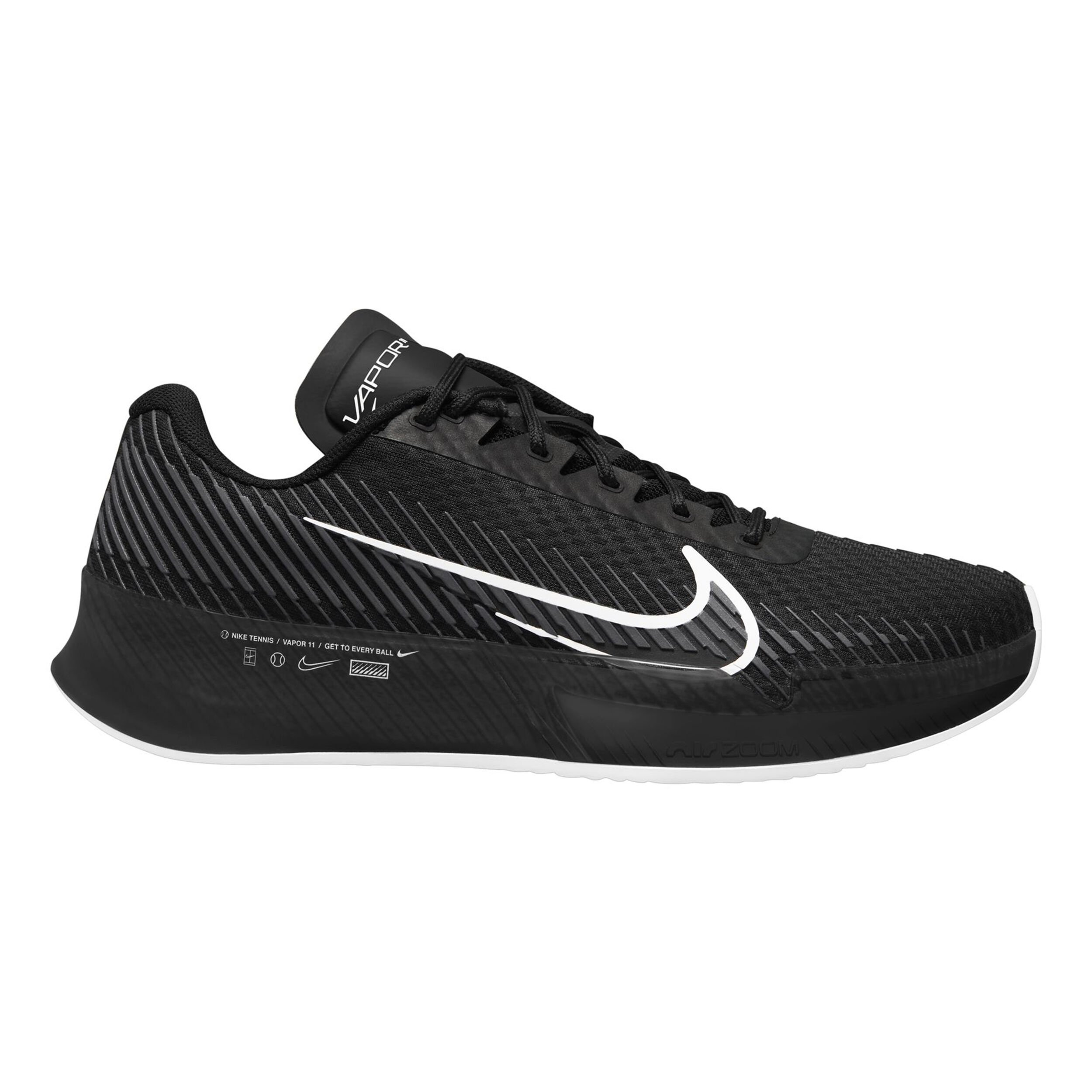 Air Zoom Vapor 11 Clay Court Shoe Men Black White