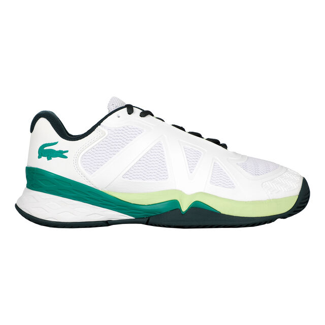 Buy Lacoste LC Scale II Hard Court Shoe Women White, Dark Green online Tennis Point UK