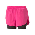 Puma Clothing Puma Run Favorite Woven 2in1 3in Running shorts Women - pink, black