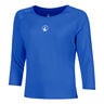 Crush Mixed Long sleeve Women-blue, white