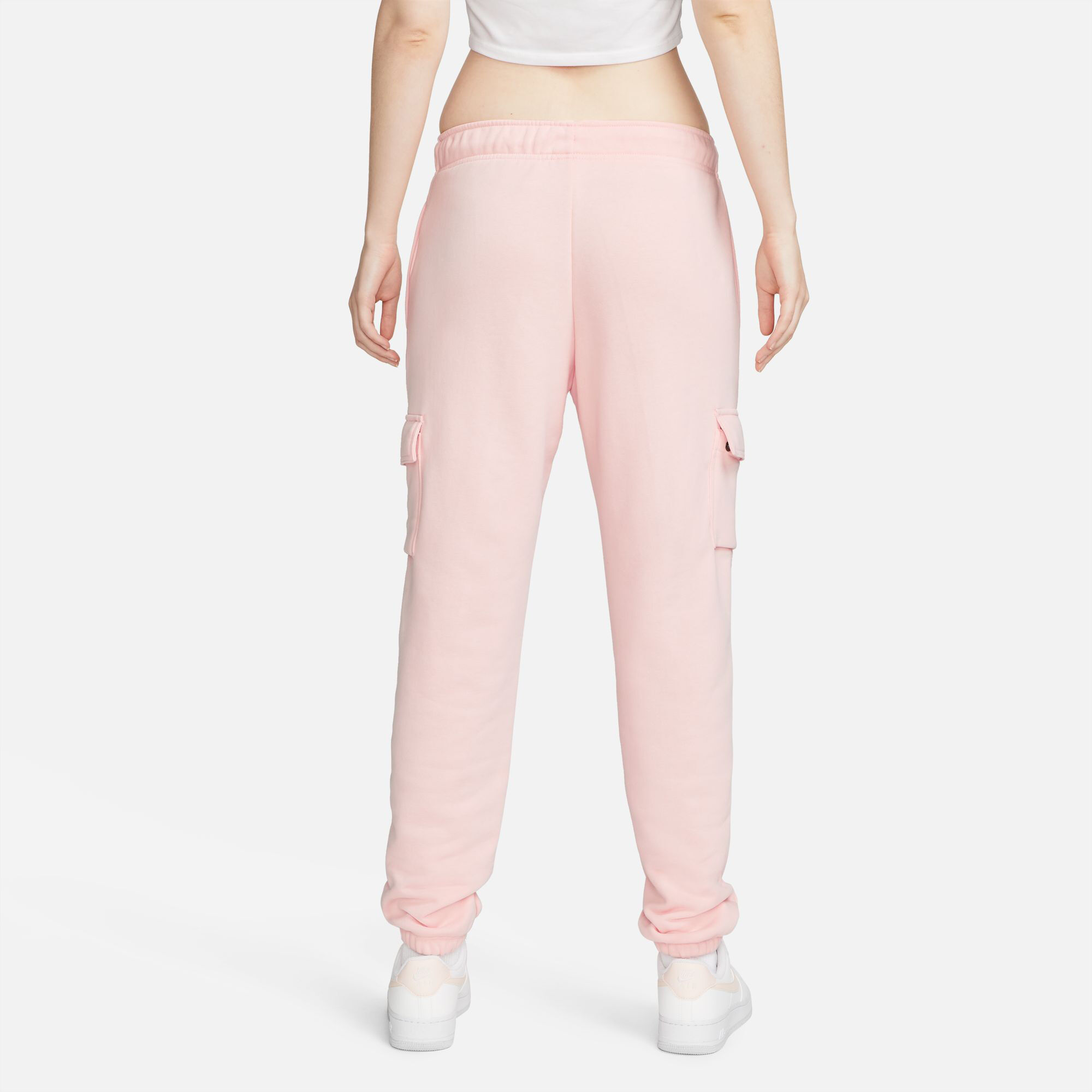 Nike high waisted pink shop cargo pants